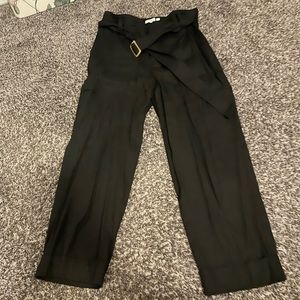 VINCE straight leg belted pants